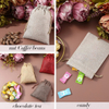 Vente en gros de sacs en tissu r&eacute;utilisables fabriqu&eacute;s &agrave; partir de mat&eacute;riaux naturels pour un emballage cadeau durable.